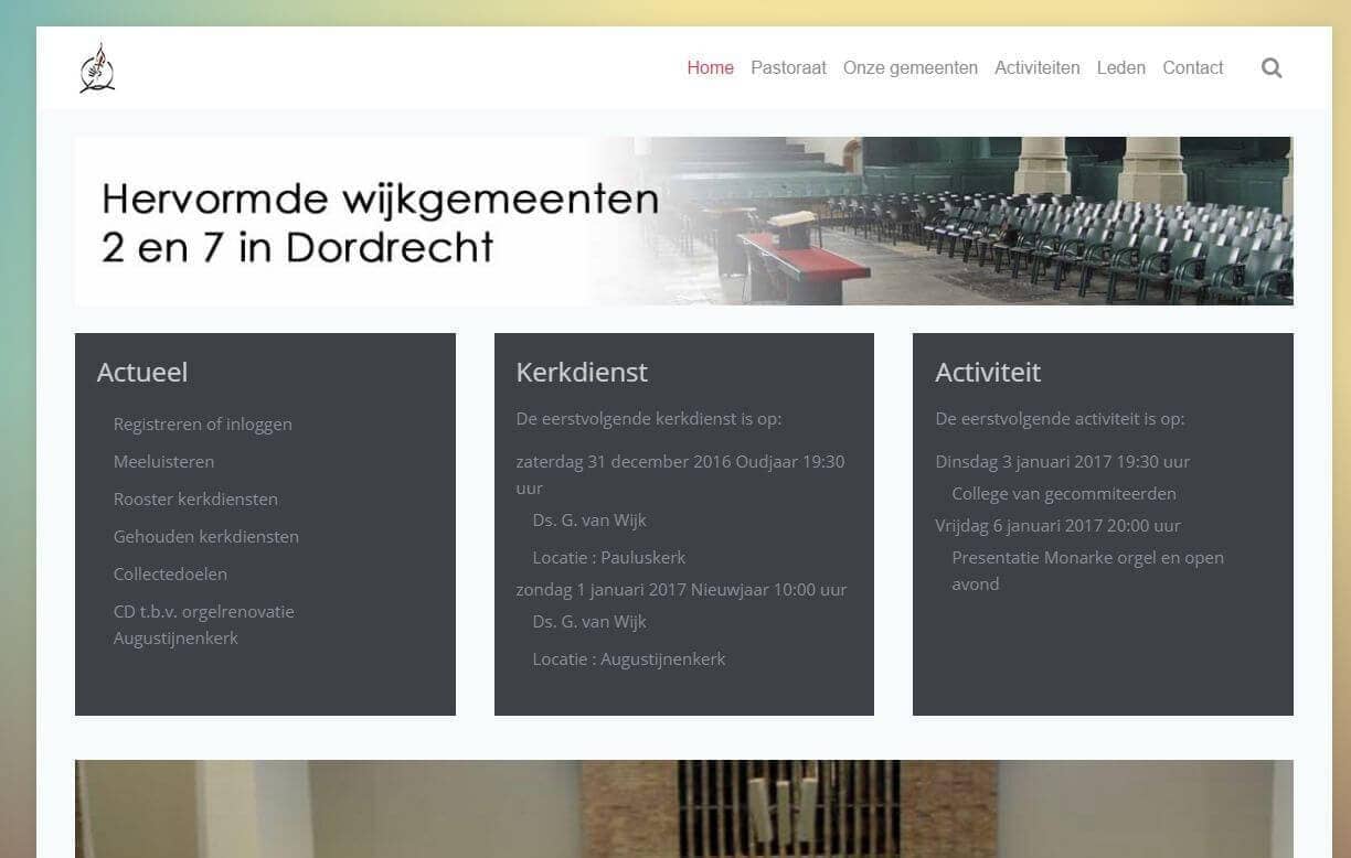 Afbeelding Website Wijk 2 en 7 Dordrecht
