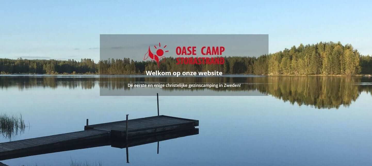 Afbeelding website Oasecamp
