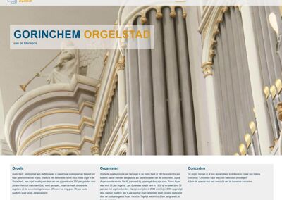 Website Gorinchem Orgelstad